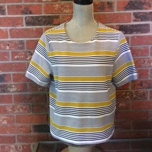 Old Navy short sleeve multicolored striped blouse